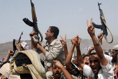 Picture taken on June 8, 2009 shows arme