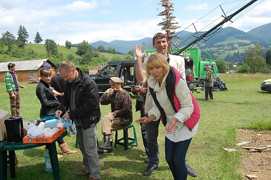 На Прикарпатті знімають кіно На Прикарпатті знімають кіно