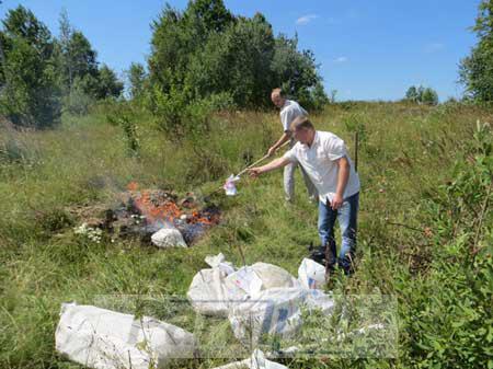 Прикарпатські правоохоронці знищили 30 кг наркотиків