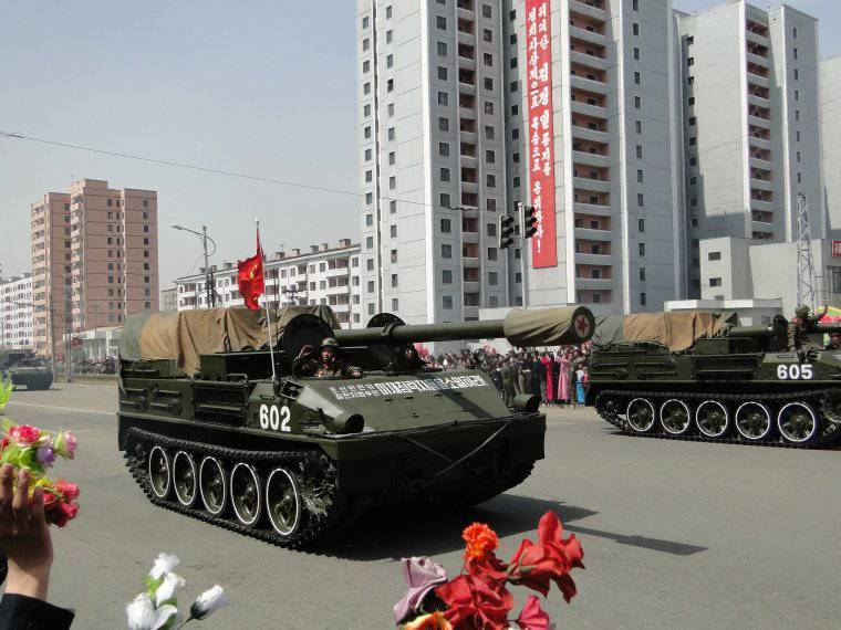 Военный парад в Пхеньяне