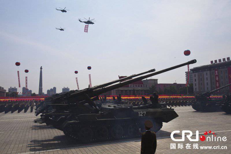 Военный парад в Пхеньяне