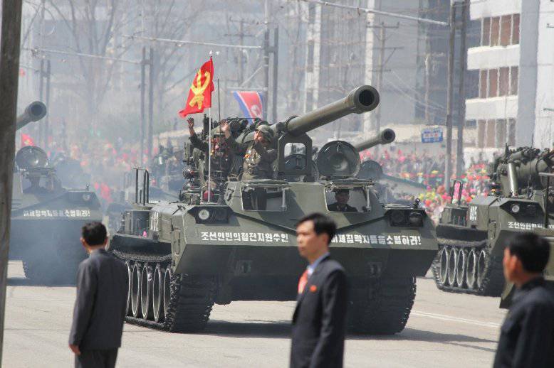 Военный парад в Пхеньяне