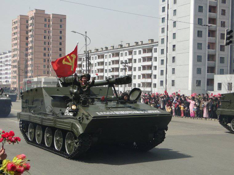 Военный парад в Пхеньяне
