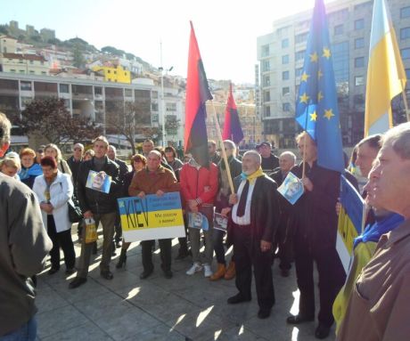 Лісабон. Створено обєднання ЄвроМайдан - Португалія. Фото - ukrspilka