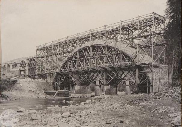 Яремче будова мосту 1890і Яремче будова мосту 1890і