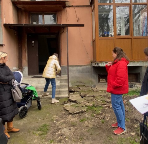 фото: зустріч з мешканцями