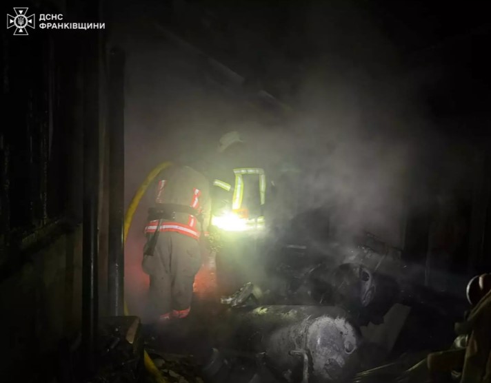 фото: ліквідація пожежі