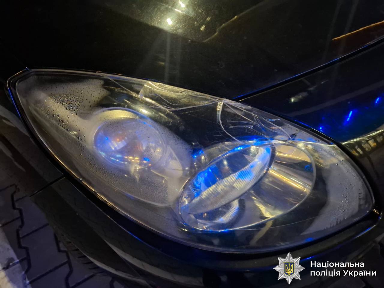 фото: з місця аварії