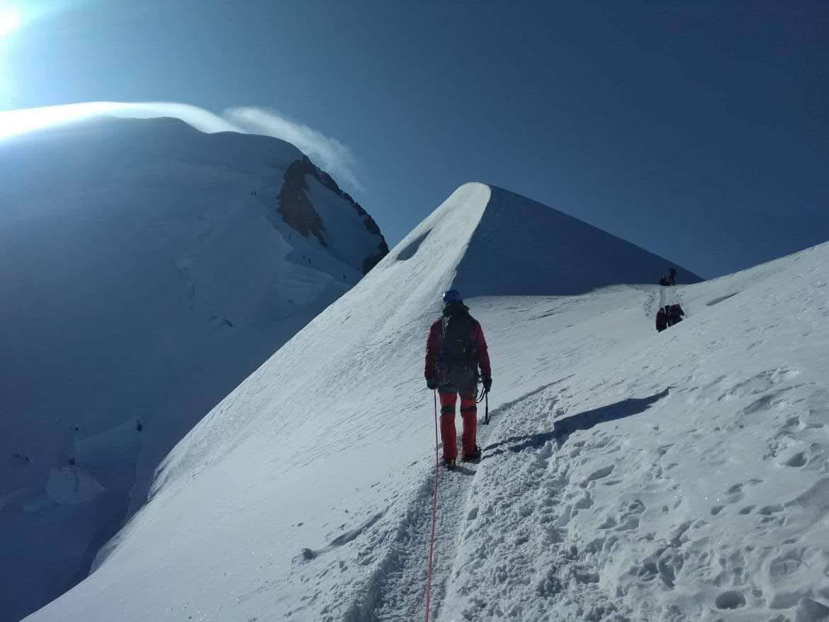 Олег взимку в горах