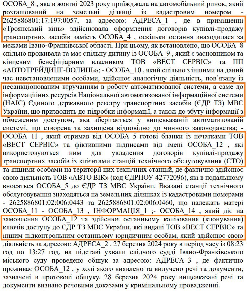 матеріал судової справи 