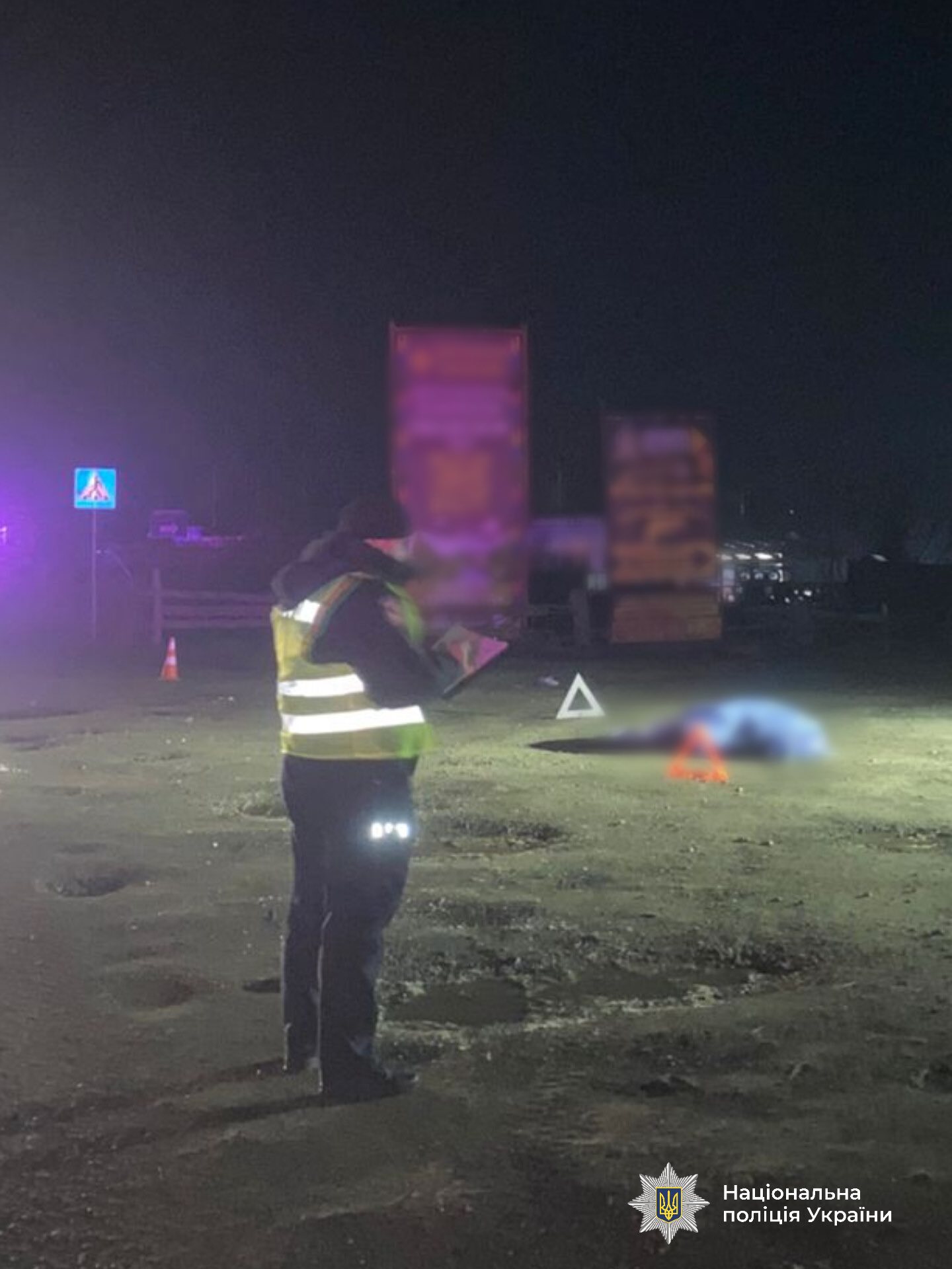 фото: з місця аварії