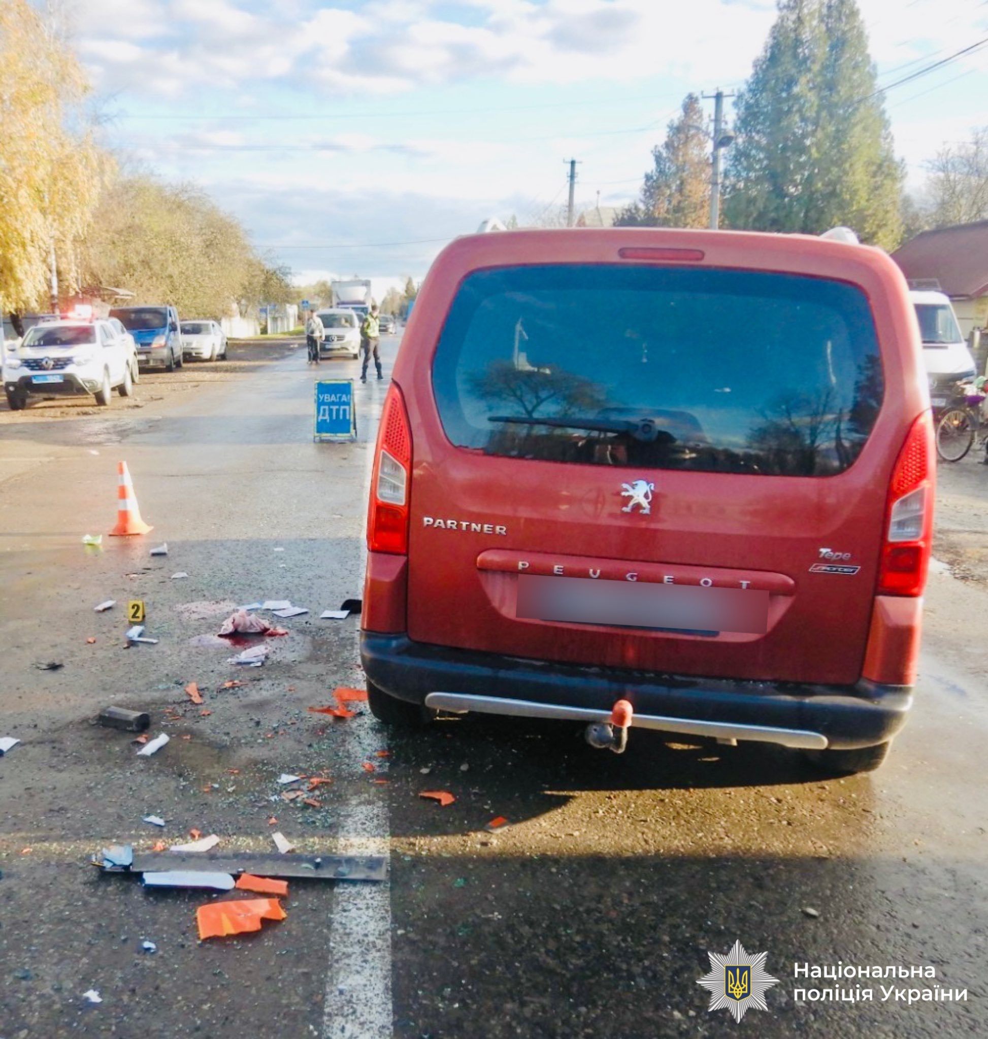 На Прикарпатті водійка авто зіткнулася з мотоциклістом